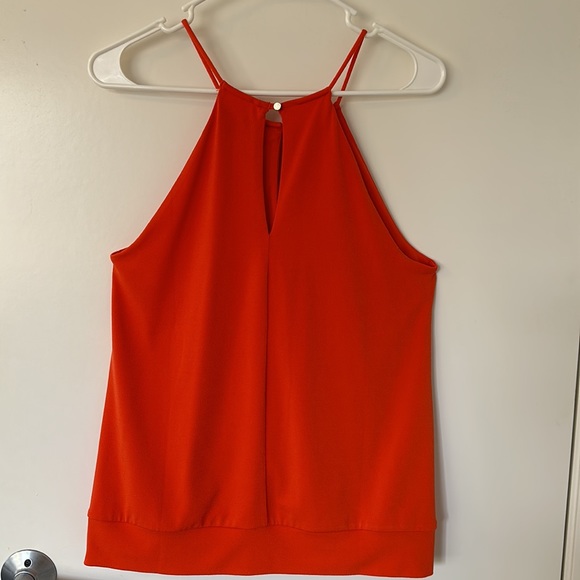 ANN TAYLOR orange top size medium - Picture 4 of 5